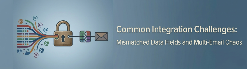 Common Integration Challenges: Mismatched Data Fields and Multi-Email Chaos