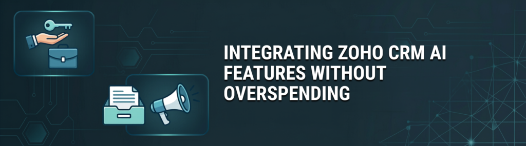 Integrating Zoho CRM AI Features Without Overspending
