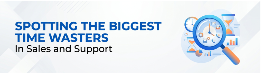 Spotting the Biggest Time Wasters in Sales and Support
