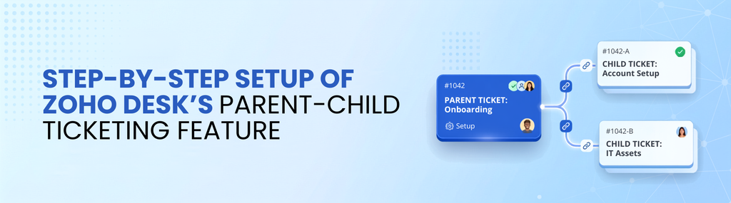 Step-by-Step Setup of Zoho Desk’s Parent-Child Ticketing Feature