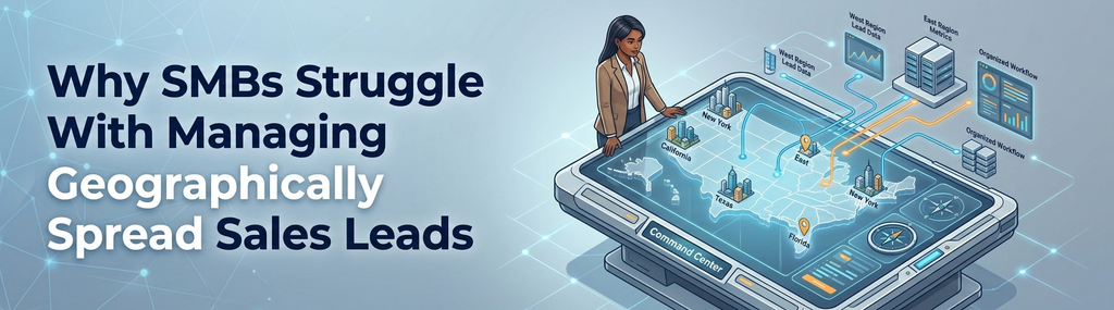 Why SMBs Struggle With Managing Geographically Spread Sales Leads